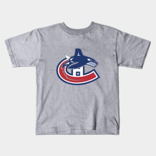 Habs - Canucks Logo Mashup Kids T-Shirt